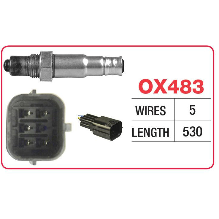 Goss Oxygen Sensor - 5 Wire - Ford, Mazda - OX483