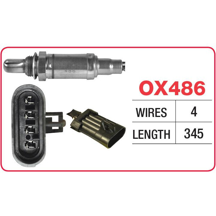 Goss Oxygen Sensor - 4 Wire - Holden - OX486