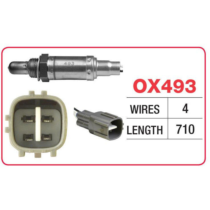 Goss Oxygen Sensor - 4 Wire - Lexus, Toyota - OX493