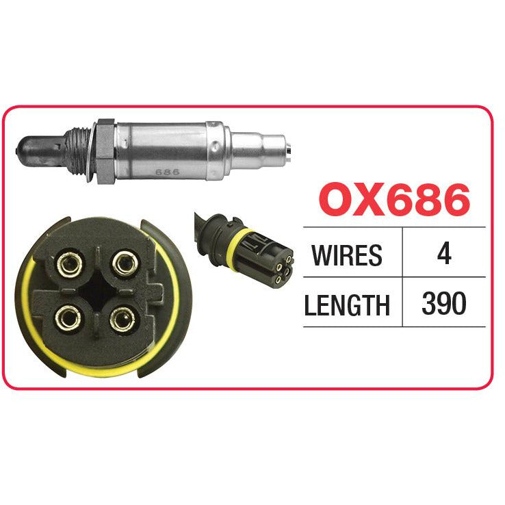 Goss Oxygen Sensor - 4 Wire - BMW - OX686